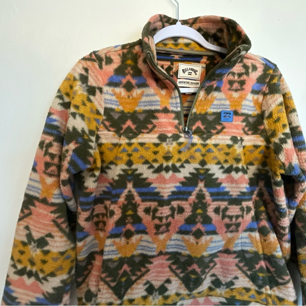 Billabong Multicolor Fleece Pullover
